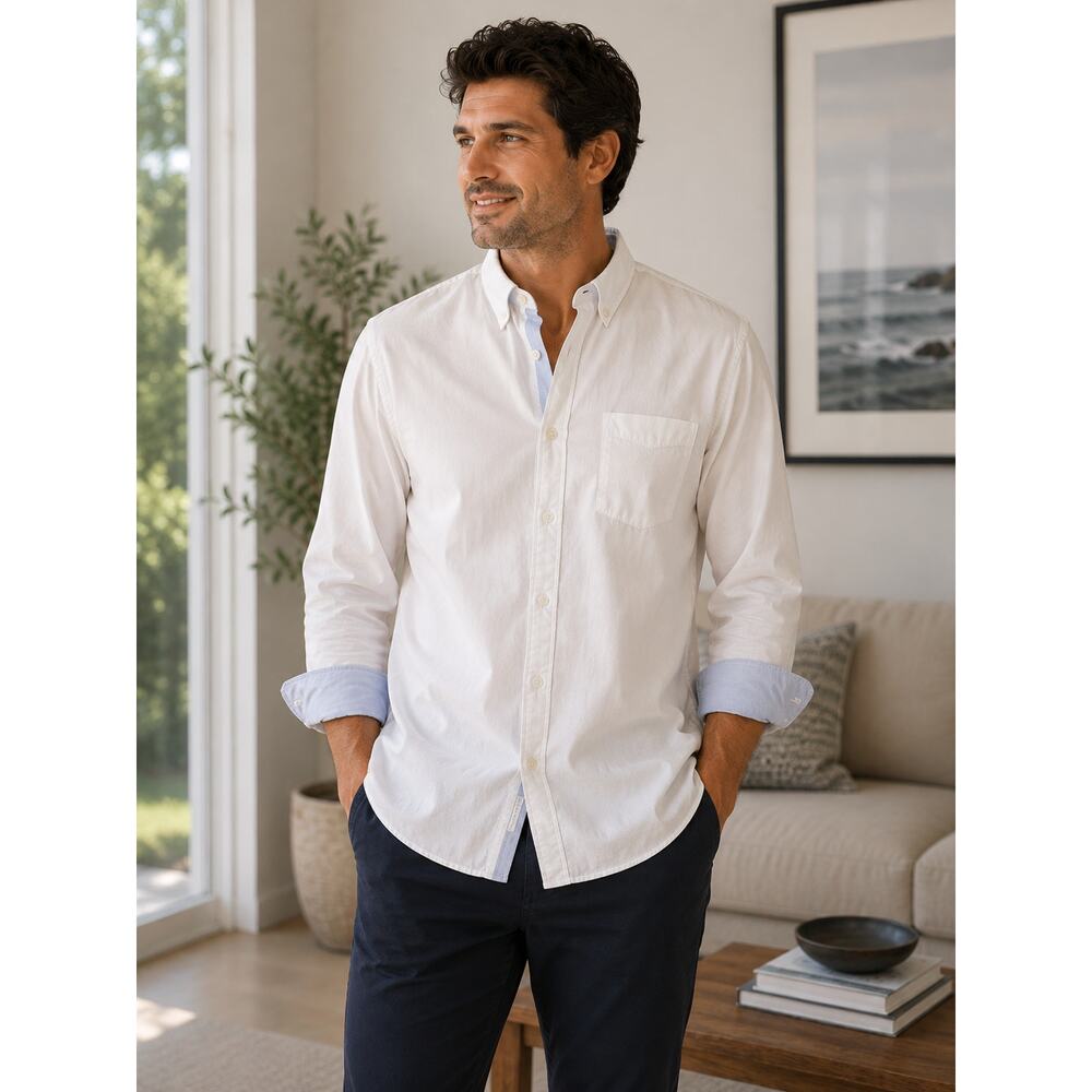 Mens White Shirt Nordstrom Brand 1901